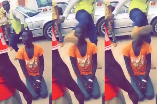 Swedru: Municipal guard who kicked boy’s head in viral video arrested