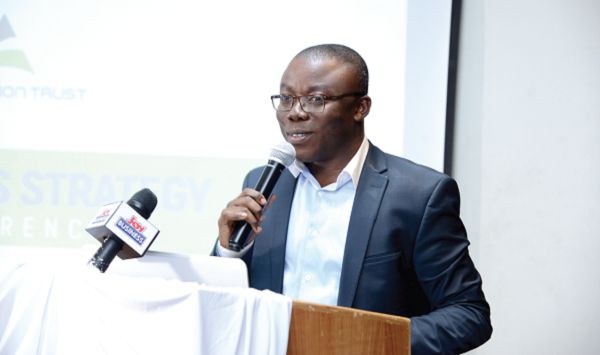  Mr Afriyie Oware speaking at the conference