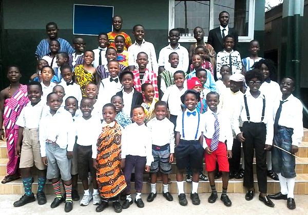 A photograph of some of the students.
