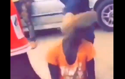 VIDEO: City guard captured brutalising man