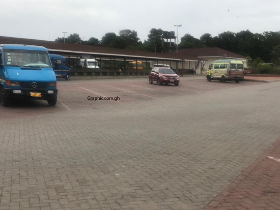 Achimota Transport Terminal deserted; 800-Vehicle capacity station underutilised