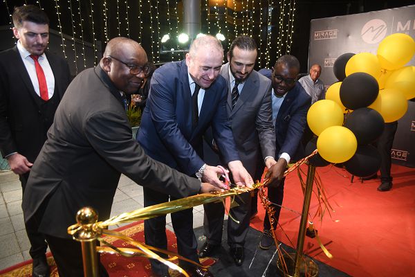 Managing Director of Mirage Residence, Mr. Osman Karatas together with the manging director cut the rop to outdoor the residence