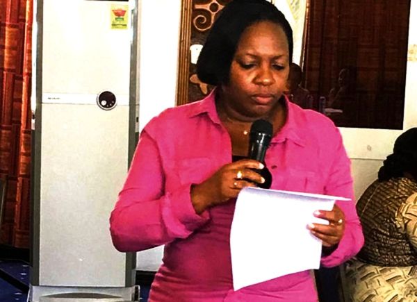 Ms Erica Goldson addressing the participants in the workshop