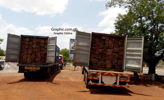 Some of the Rosewood impounded by the Police 