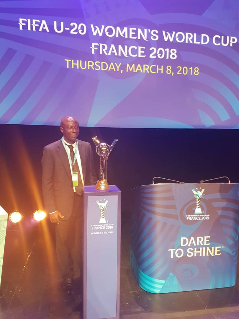 Head coach of the Black Princesses, Yusif Basigi