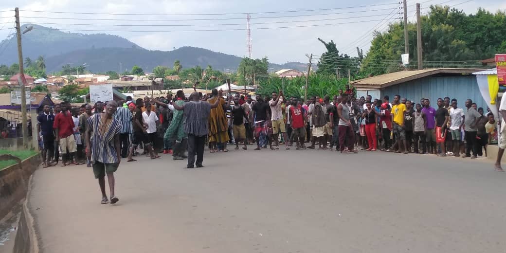 One shot dead during protest against PDS at Agormanya