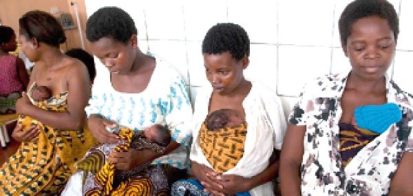 Mothers giving Kangaroo Mother Care to their babies