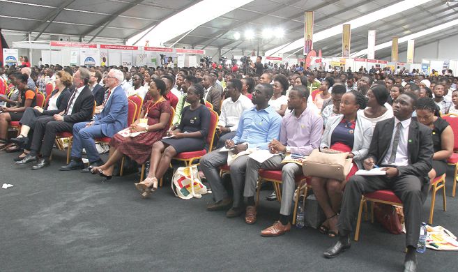 Participants in the Ghana Job Fair at the programme. Pictures: BENEDICT OBUOBI