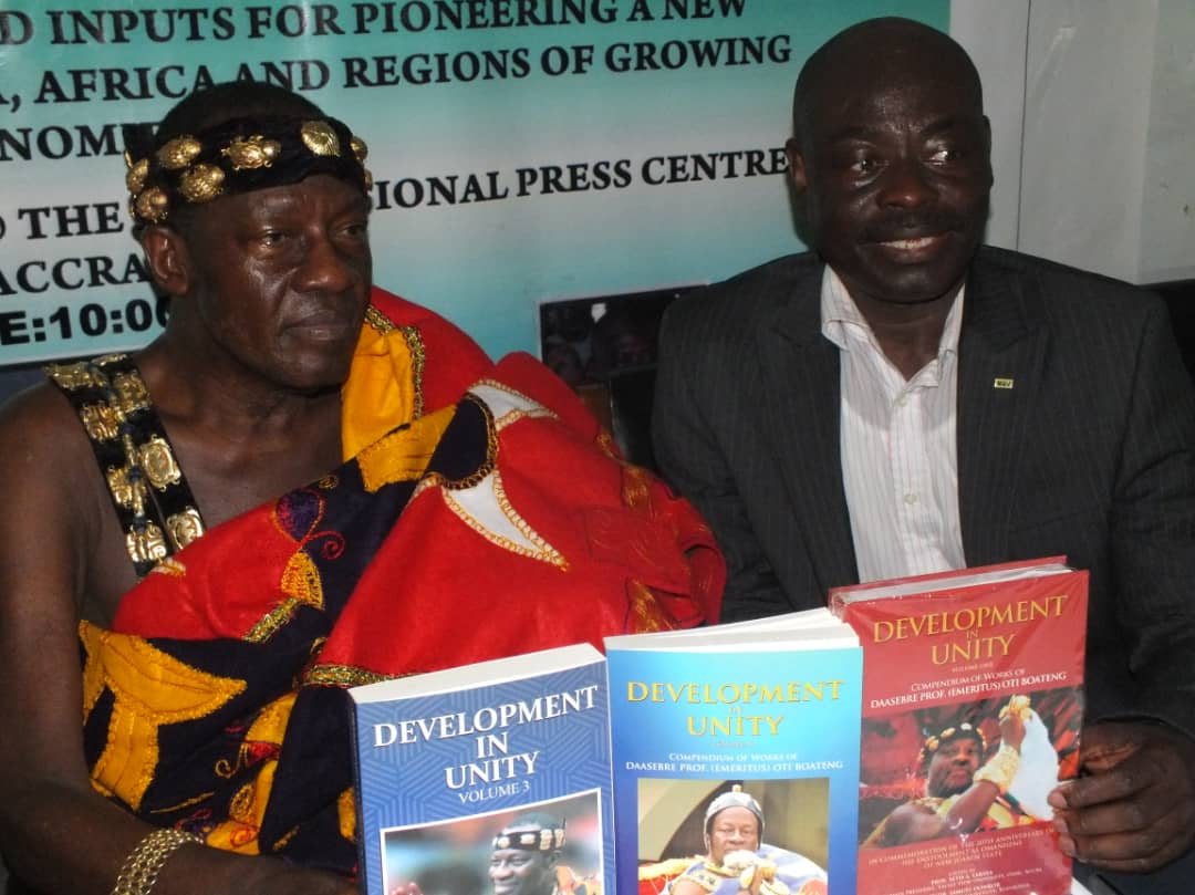 Daasebre Oti Boateng launches 3 volumes of 'Unity in Development' book in Accra