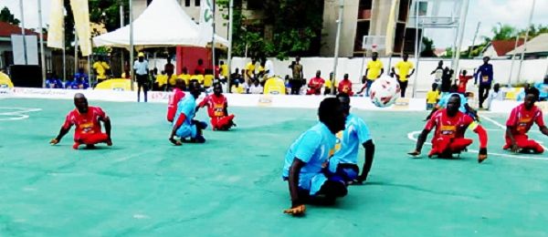 Ashanti Warriors and Accra Giants competing in the final last Saturday