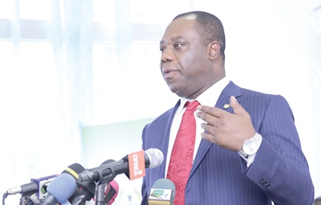 Dr Matthew Opoku Prempeh, Executive Secretary of NaCCA, speaking at the event