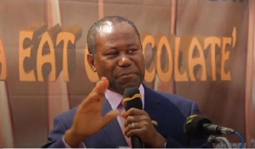 The Chief Executive Officer of COCOBOD, M r Joseph Boahen Aidoo,