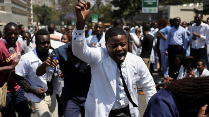 Zimbabwe sacks more than 200 doctors over strike action
