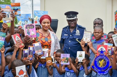 Second Lady donates library books to Police Basic Schools