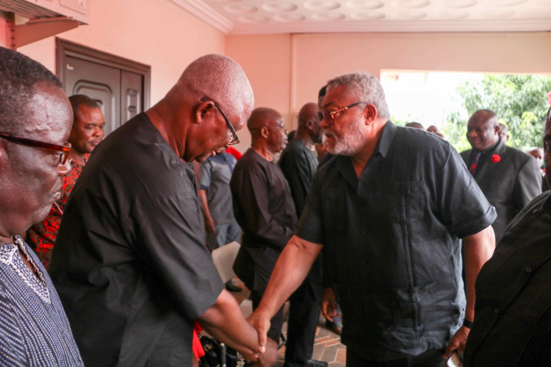 Rawlings consoles Volta Regional NDC chairman