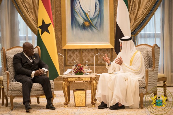 Ghana, UAE pledge to deepen bilateral ties; Sign 5 co-operation agreements