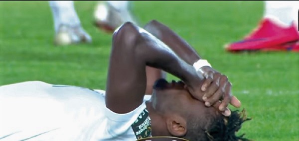 Michael Agbekpornu lying dejected on the turf after their loss summed up the mood in the Meteors’ camp