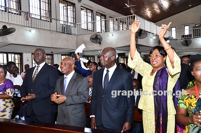 Thanksgiving service for outgoing Chief Justice
