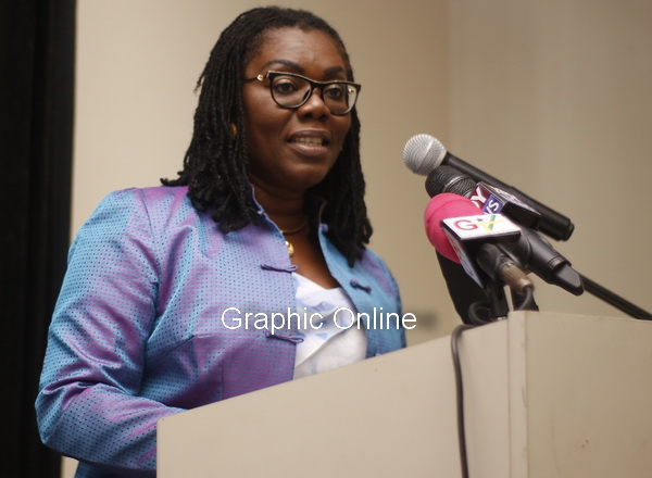 The Minister for Communications, Mrs Ursula Owusu-Ekuful 