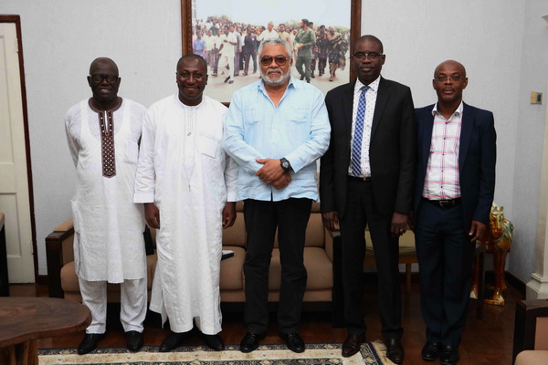 Rawlings receives Afenyo-Markin, Ghana Water delegation