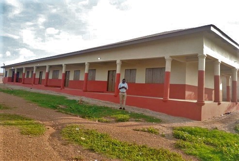 The four-unit classroom block