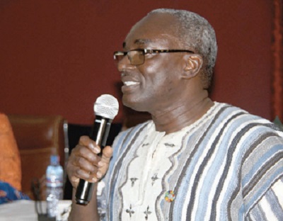 Prof. Eric Osei-Assibey, Dr Kodjo Esseim Mensah-Abrampa and Prof. Godfred Bokpin