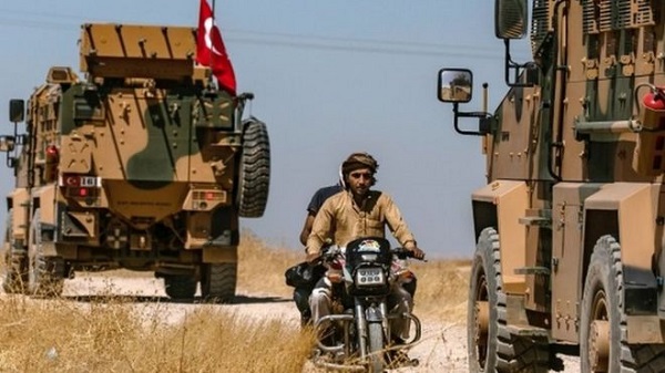 Turkey has massed thousands of troops along the border with Syria