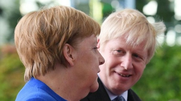 Angela Merkel and Boris Johnson spoke on the phone on Tuesday morning