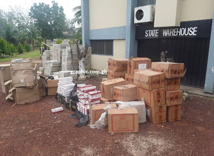 Customs destroy banned and expired goods in Sunyani
