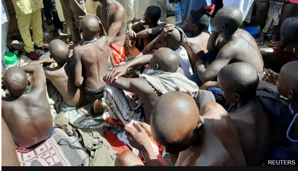 Police said the pupils had been subjected to "inhuman and degrading treatments"