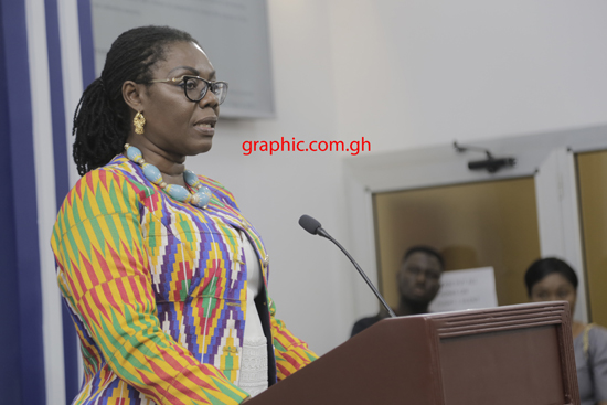 Ursula Owusu-Ekuful —  Minister of Communications and Digitalisation