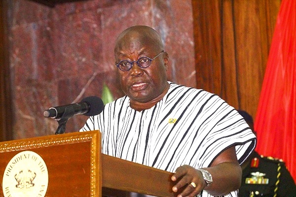  President Nana Addo Dankwa Akufo-Addo delivering a speech at the summit.