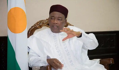 ‘Schools need to educate young girls because we do not want them having children at 12 or 13’: Mahamadou Issoufou, president of Niger. Photograph: Tagaza Djibo/The Guardian