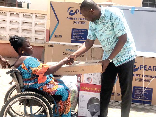 PWDs receive support from Ablekuma West Assembly