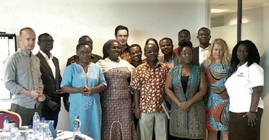  Participants and panel members after the forum