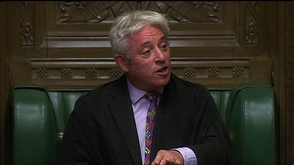 Brexit: MPs' vote on deal ruled out by Speaker John Bercow