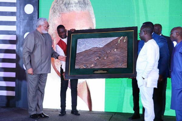 Ghana Mine Workers Union honours Rawlings