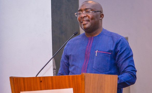 Vice-President Mahamudu Bawumia delivering the keynote address at the ECOWAS Sustainable Energy Forum in Accra.