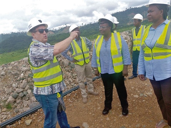 Lands and Natural Resources, interacting with Mr Adriano Sobreira, the Vice-President of the CMGL