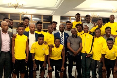 GFA President visits Black Meteors Camp