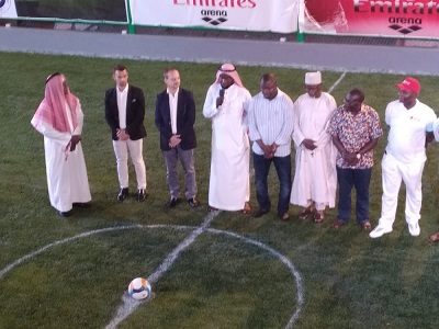 Emirates Arena: Italian envoy commends Afro-Arab boss for Nima pitch