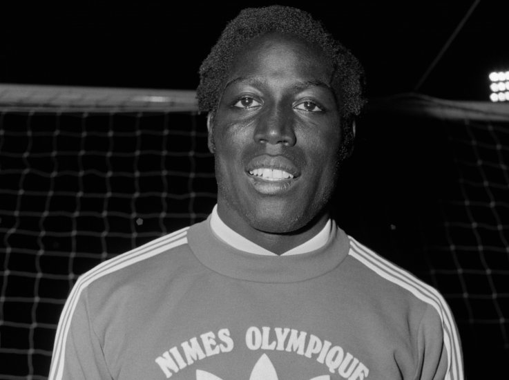 French soccer player from Nimes Olympique Jean-Pierre Adams pictured on 19 September, 1972.