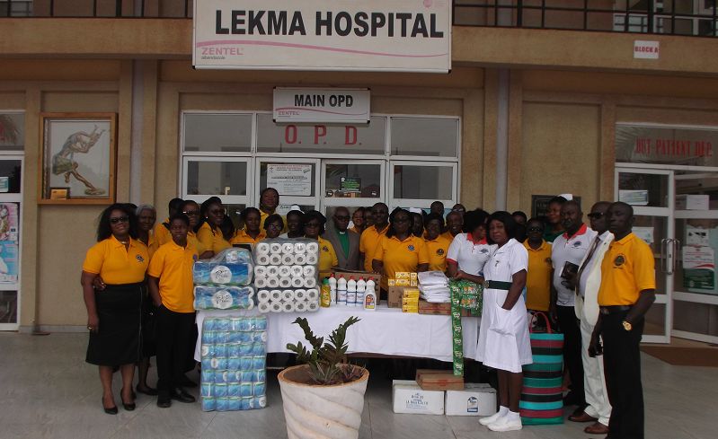 Immanuel Methodist Society choir donates to LEKMA hospital