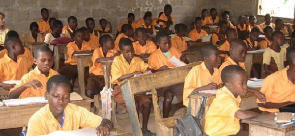 Ghana Basic School pupils 