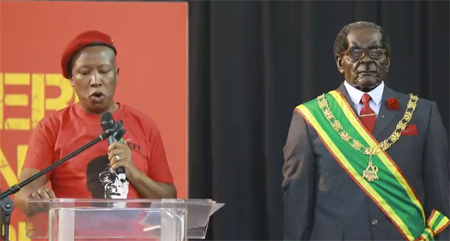 VIDEO: Julius Malema addresses the EFF Memorial Service on President Robert Mugabe