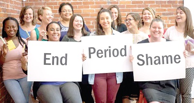 These girls are advocating end to period-shaming