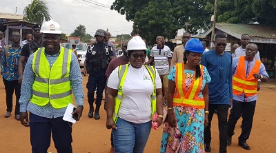 Ayawaso MCE cuts sod to reconstruct roads