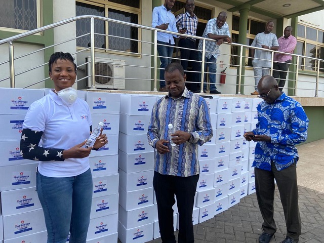 VSA donates GH¢100,000 worth of sanitizers to Ghana Health Service