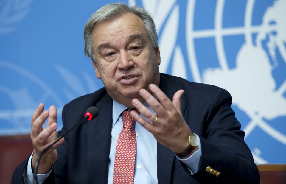 United Nations Secretary-General, Antonio Guterres 