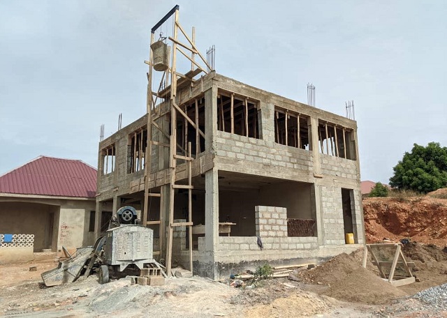 The shelter for victims of gender-based violence which is currently being constructed
